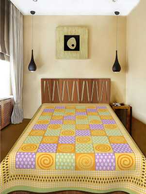 cotton sanganari printed single bedsheets. - 9678055 - Very Small Image - 1