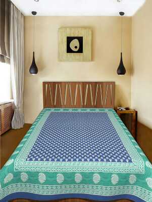 cotton sanganari printed single bedsheets. - 9678080 - Very Small Image - 1