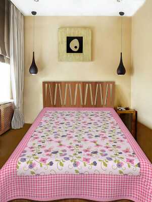cotton sanganari printed single bedsheets. - 9678248 - Very Small Image - 1