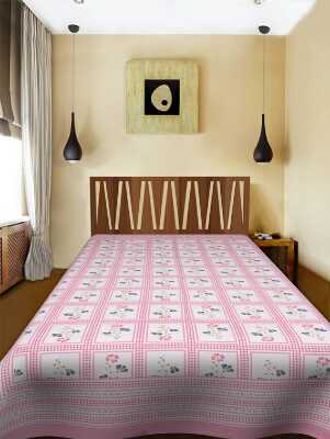 cotton sanganari printed single bedsheets. - 9678341 - Very Small Image - 1