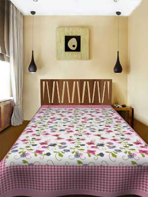 cotton sanganari printed single bedsheets. - 9678344 - Very Small Image - 1