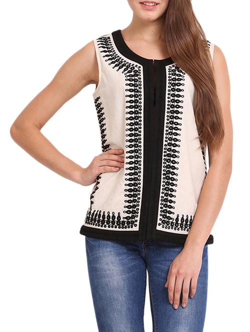 White printed jacket - 968759 - Very Small Image - 1