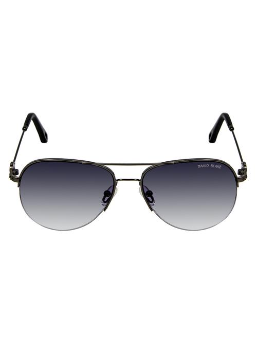 gunmetal metallic aviators with grey lens - 9688004 - Very Small Image - 1
