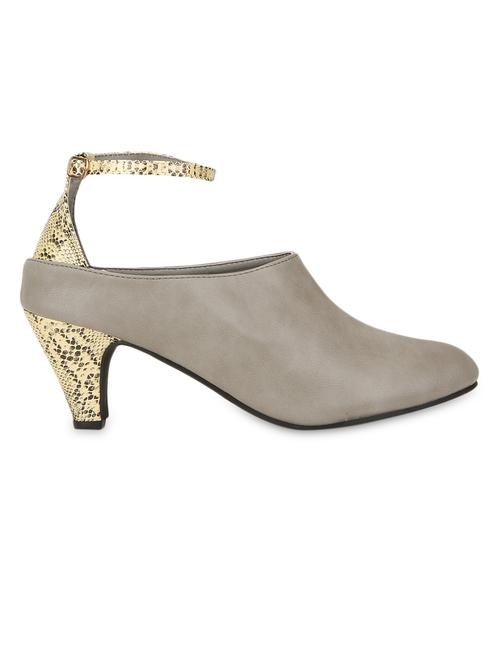 grey leatherette snake skin printed-heel bellies - 9692864 - Very Small Image - 1