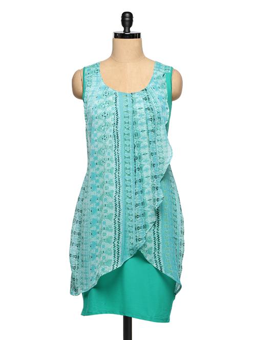 layered green romantic dress - 969995 - Very Small Image - 1