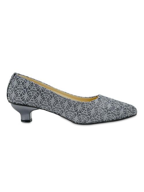 grey faux leather pumps - 9700416 - Very Small Image - 1