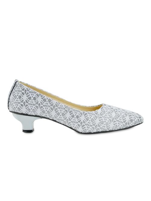silver faux leather pumps - 9700418 - Very Small Image - 1