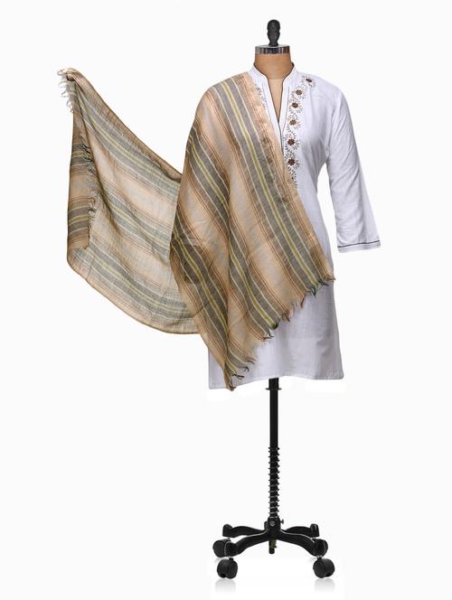multicolored stripe woolen scarf - 970155 - Very Small Image - 1