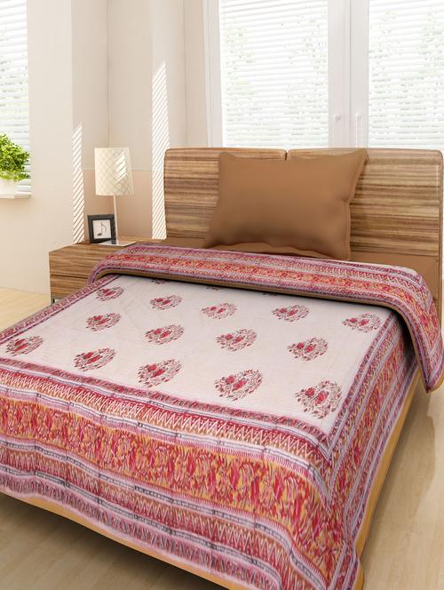 multicoloured printed cotton quilt - 9703445 - Very Small Image - 1