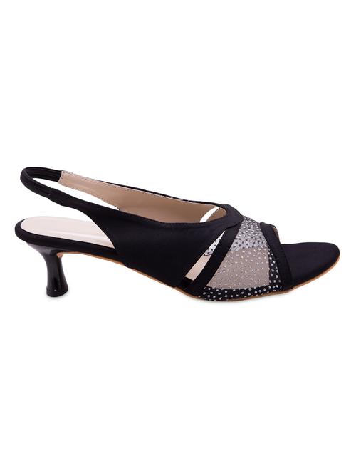 Black suede open toe heels - 9707060 - Very Small Image - 1