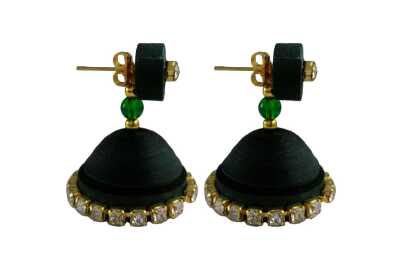handmade paper quiling jewellery earring - 9711452 - Very Small Image - 1