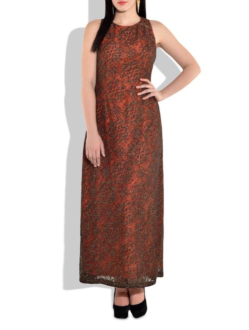 golden, brown dress - 9716724 - Very Small Image - 1