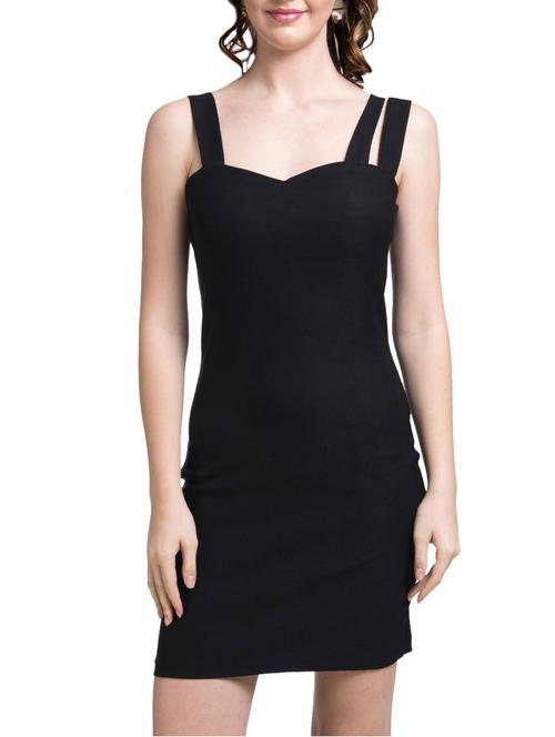 black sleeveless bodycon dress - 9717623 - Very Small Image - 1