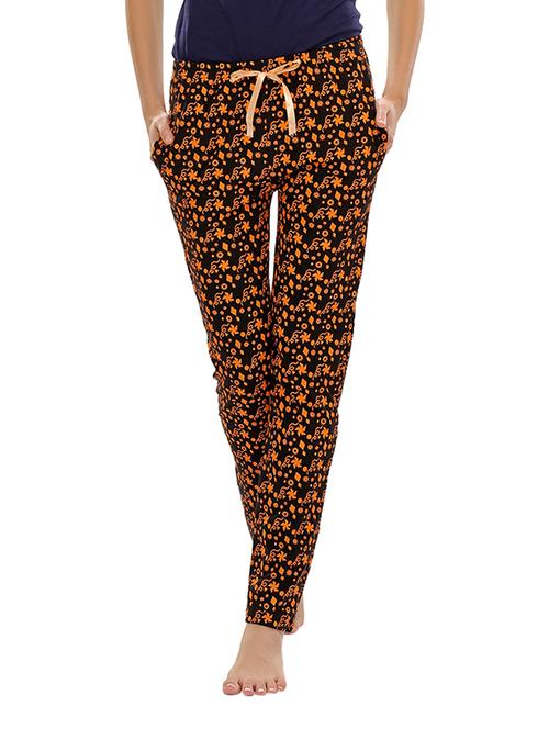 black and yellow printed cotton pyjama - 9718968 - Very Small Image - 1