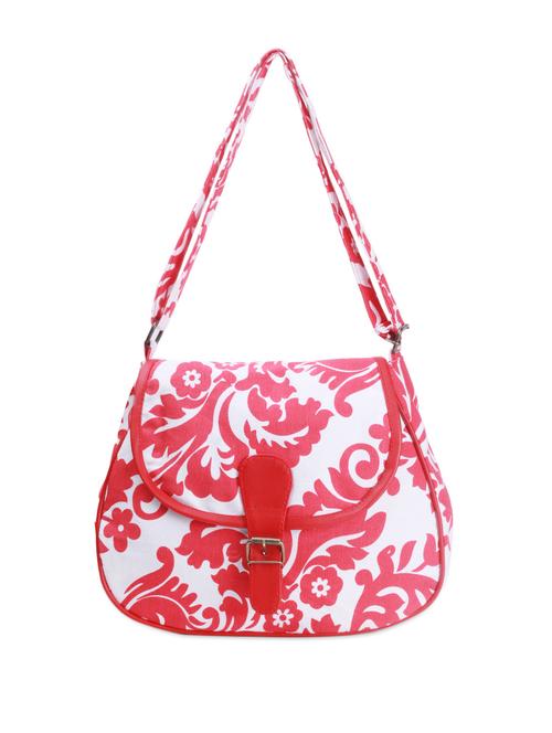 printed cotton everyday sling bag - 972254 - Very Small Image - 1