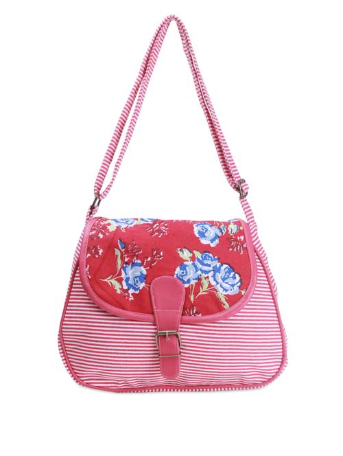 red striped casual sling bag - 972263 - Very Small Image - 1