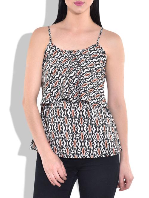 multicolored ikat print spaghetti top - 9722664 - Very Small Image - 1