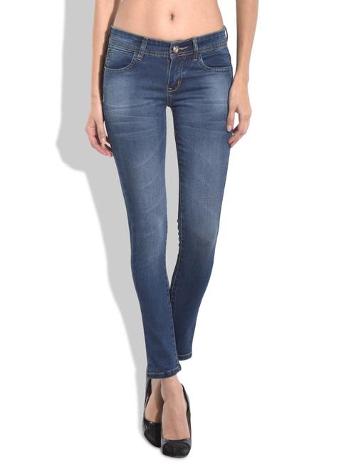 indigo stone washed denims - 9724408 - Very Small Image - 1