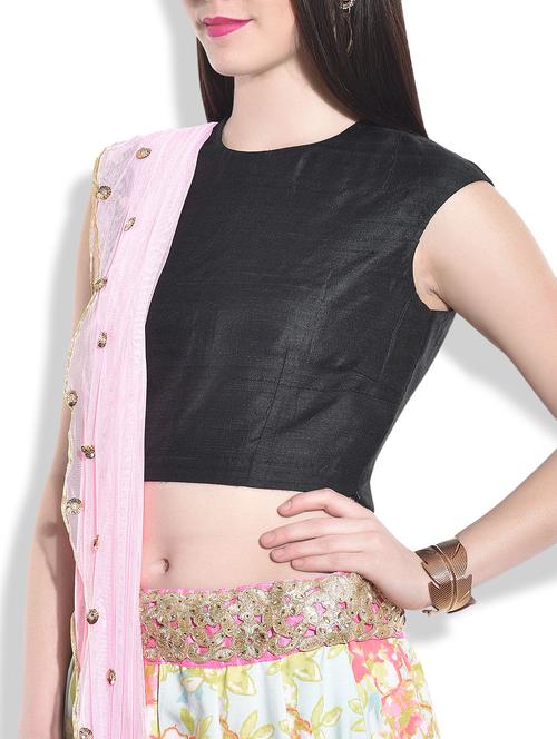 solid sleeveless cutout back blouse - 9725238 - Very Small Image - 1