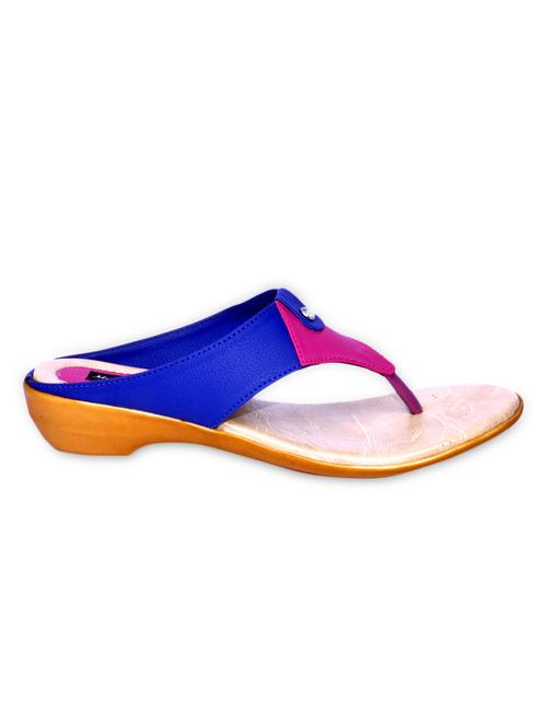 two-tone leatherette flats - 9729739 - Very Small Image - 1