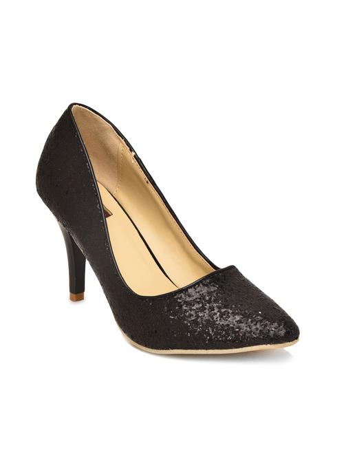 Brown Faux Leather Pointed-Toe Pumps - 9733892 - Very Small Image - 1