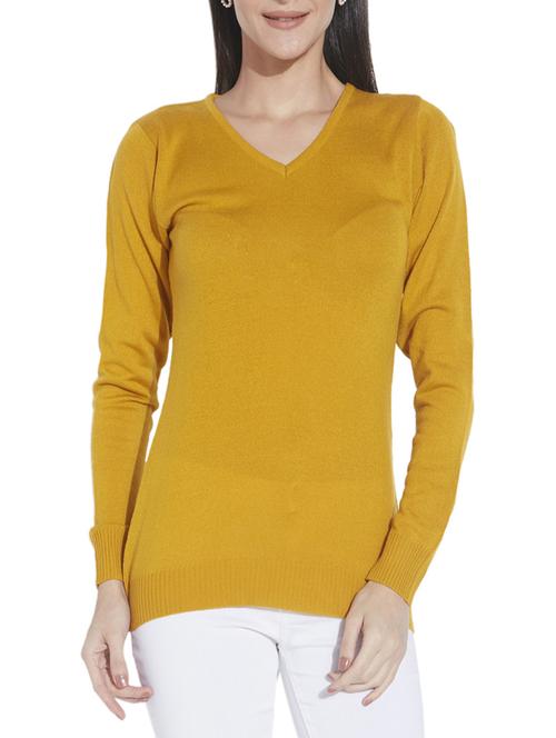 yellow acrylic cardigan - 9738913 - Very Small Image - 1