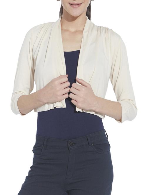 cotton polyester blend shrug - 9738932 - Very Small Image - 1