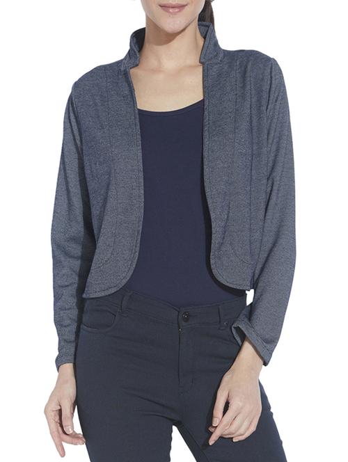navy cotton jacket - 9739010 - Very Small Image - 1