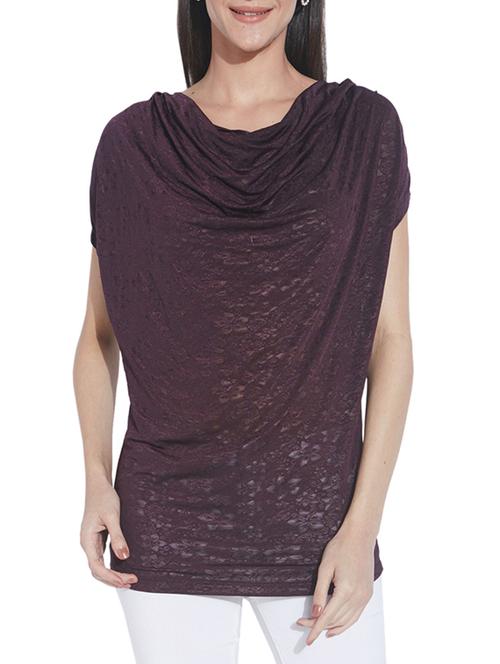 maroon top - 9739034 - Very Small Image - 1