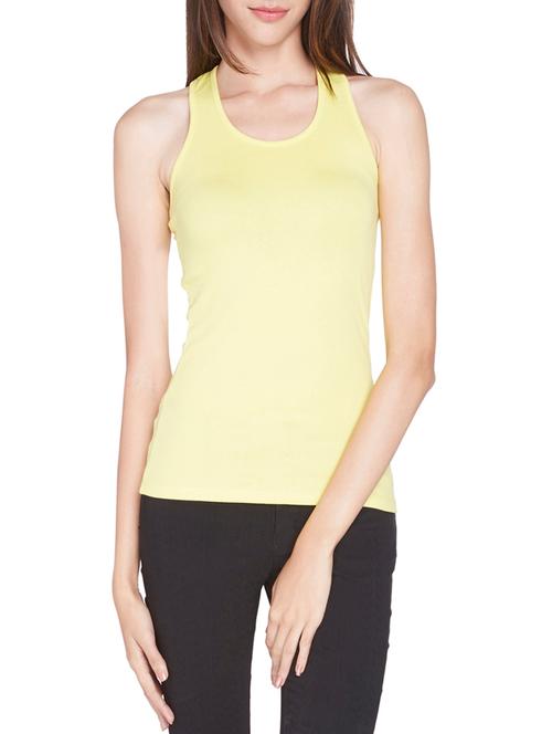 yellow cotton blend top - 9739159 - Very Small Image - 1