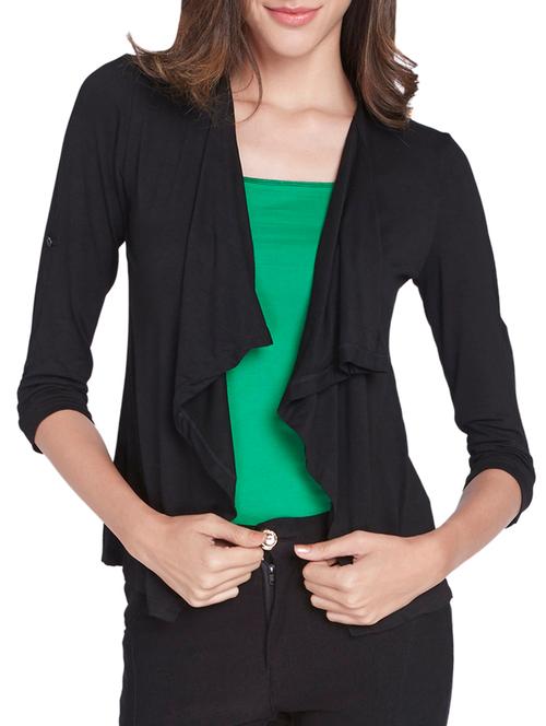 cotton polyester blend shrug - 9739161 - Very Small Image - 1