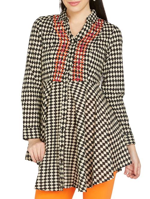multicolor cotton kurta - 9739332 - Very Small Image - 1