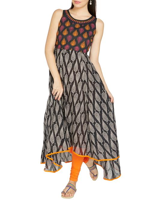 multicolor cotton kurta - 9739337 - Very Small Image - 1