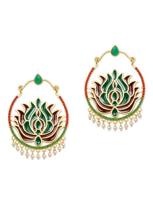 multicolor brass earring - 9744298 - Very Small Image - 1