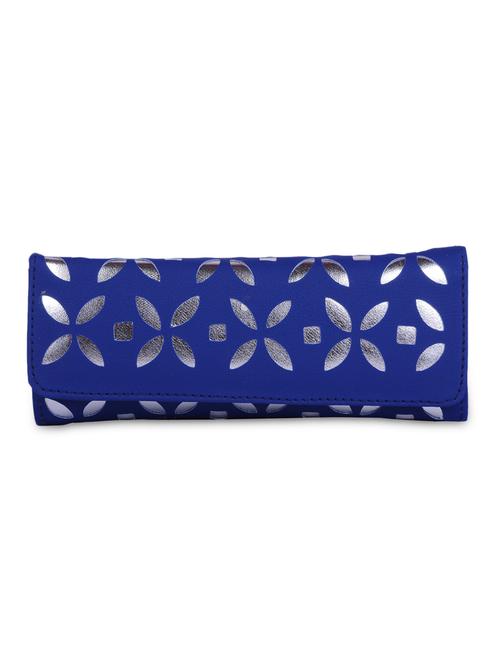 blue pu clutch - 9750844 - Very Small Image - 1