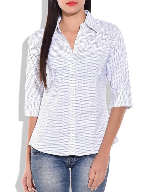 white star print shirt - 9751232 - Very Small Image - 1