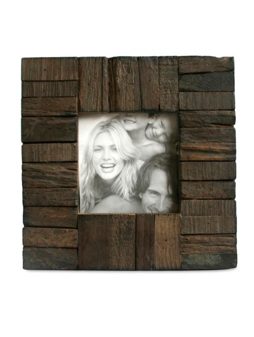 brown reclaimed wood frame - 975182 - Very Small Image - 1
