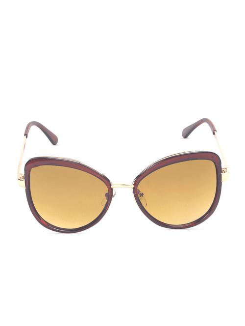 golden & brown over-sized sunglasses - 9756245 - Very Small Image - 1