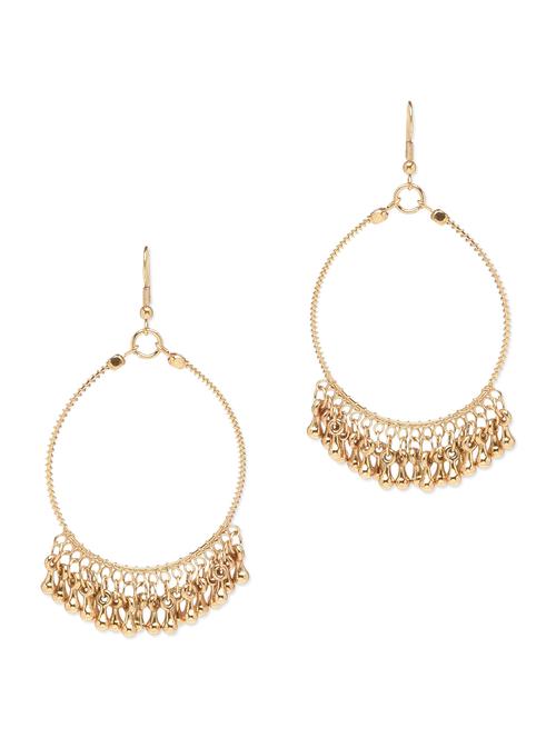 stylish gold drop earrings - 9761917 - Very Small Image - 1