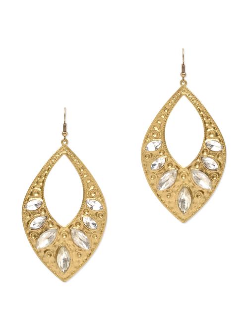 fancy stone studded earrings - 9761938 - Very Small Image - 1