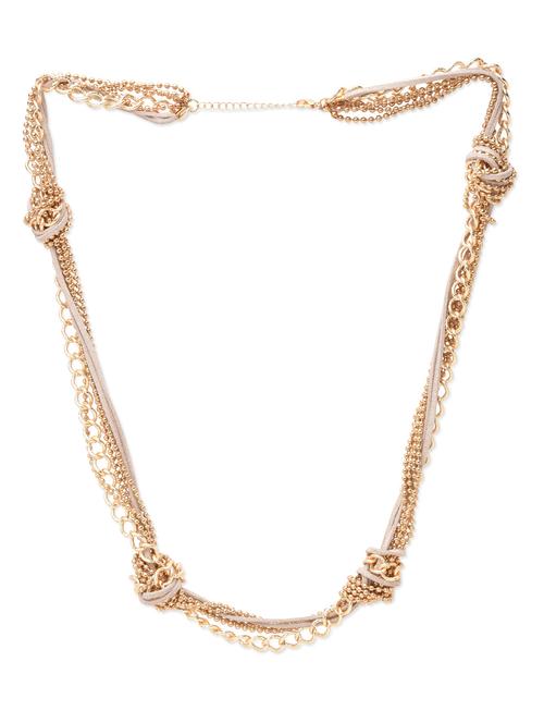 knotted gold chain neckalce - 9761957 - Very Small Image - 1