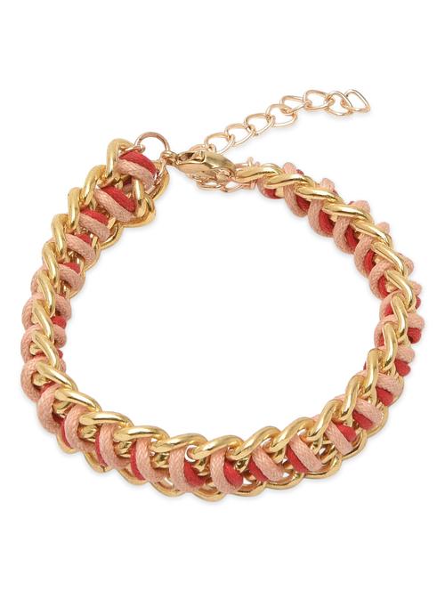intertwined cord chain bracelet - 9762008 - Very Small Image - 1