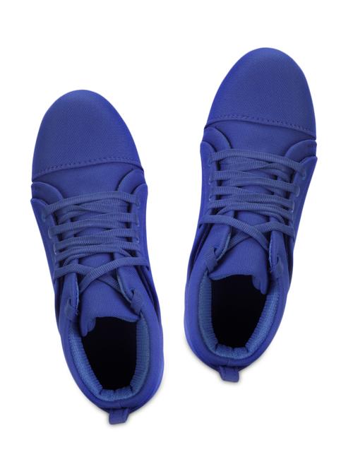 blue leatherette sneakers - 9763202 - Very Small Image - 1