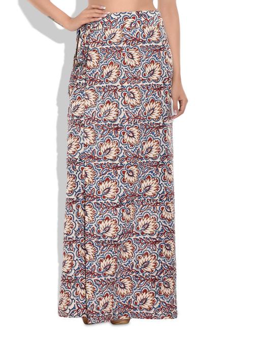 multicolor cotton printed skirt - 9763997 - Very Small Image - 1