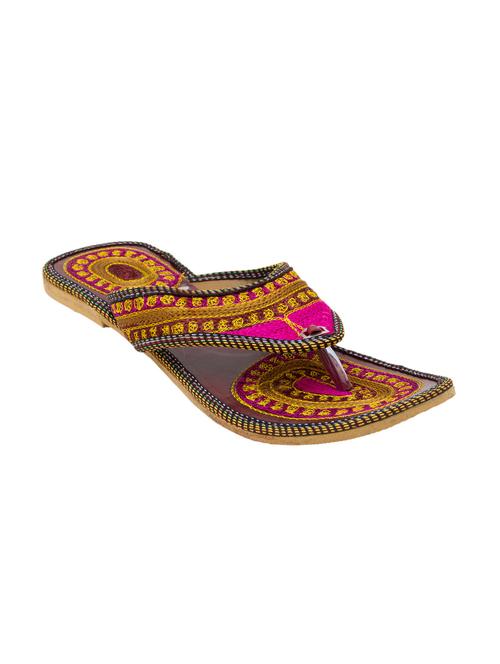 multi coloured leatherette sandal - 9764090 - Very Small Image - 1