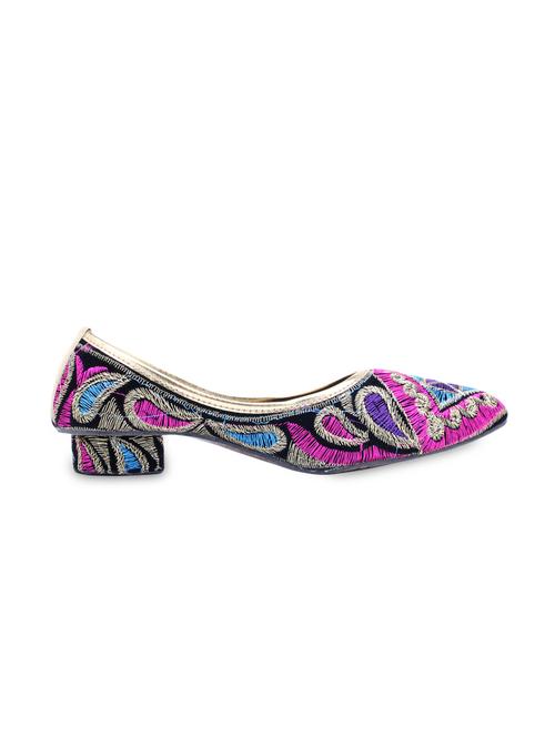 multi colour Fabric Mojaris - 9764181 - Very Small Image - 1