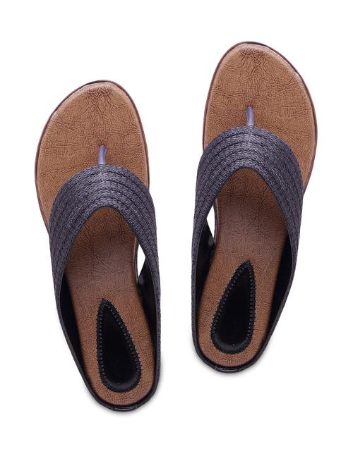 black colour Leatherette Mojaris - 9764293 - Very Small Image - 1