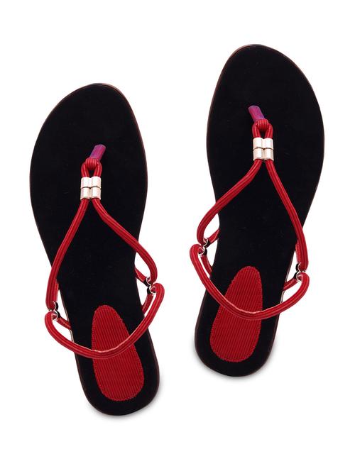 red colour Suede Sandals - 9764335 - Very Small Image - 1