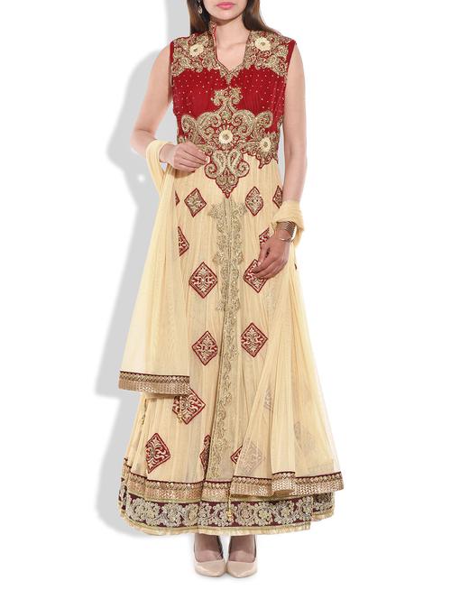 gold, red,black net, velvet suit - 9766937 - Very Small Image - 1