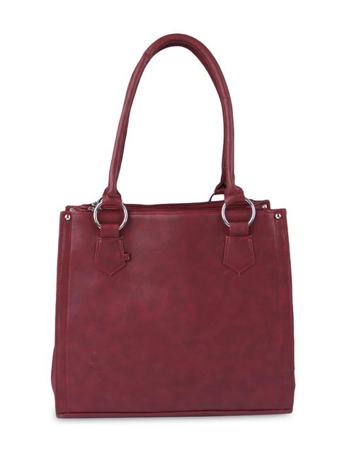 Brown Leatherette Tote Bag - 9768597 - Very Small Image - 1